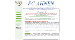 Desktop Screenshot of pcahnen.de